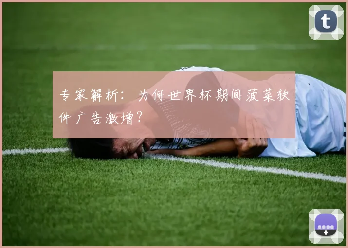 专家解析:为何世界杯期间菠菜软件广告激增?